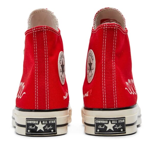 Converse Chuck 70 High Valentine's Day - University Red M 7.5 / W 9.5 - Picture 9 of 11